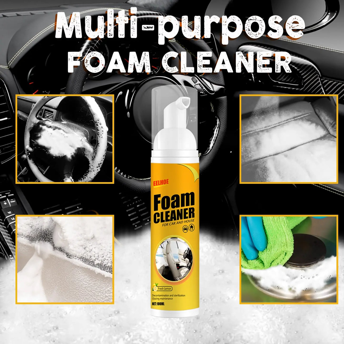 ESPUMA FOAM CLEANER -250 ML-🧹Limpia sin esfuerzo